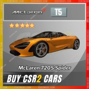 Csr2 Mclaren 720S Spider Gold Stars Car | Csr2 Mods
