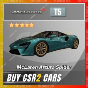 Csr2 Mclaren Artura Spider Gold Stars Car | Csr2 Mods