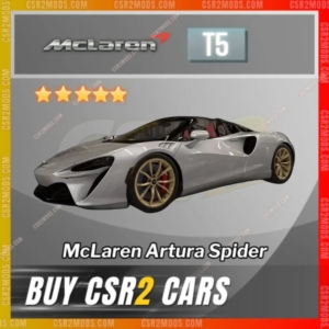 Csr2 Mclaren Artura Spider Gold Stars Car | Csr2 Mods