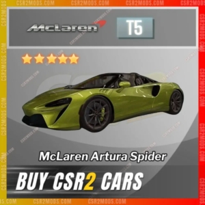 Csr2 Mclaren Artura Spider Gold Stars Car | Csr2 Mods