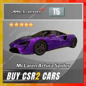 Csr2 Mclaren Artura Spider Gold Stars Car | Csr2 Mods
