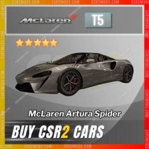 Csr2 Mclaren Artura Spider Gold Stars Car | Csr2 Mods