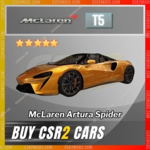 Csr2 Mclaren Artura Spider Gold Stars Car | Csr2 Mods