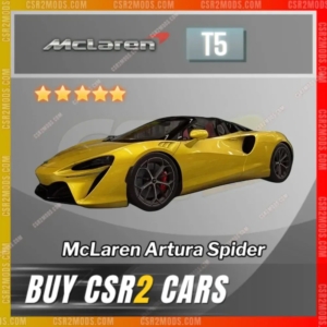 Csr2 Mclaren Artura Spider Gold Stars Car | Csr2 Mods