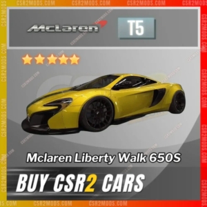 Csr2 Mclaren Liberty Walk 650S Gold Stars Car | Csr2 Mods