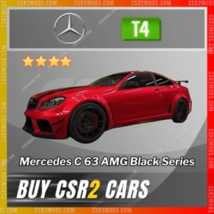 CSR2 Mercedes C 63 AMG Black Series Gold Stars Car | CSR2 MODS