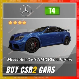 Csr2 Mercedes C 63 Amg Black Series Gold Stars Car | Csr2 Mods