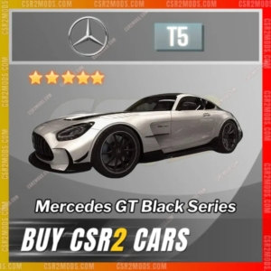 Csr2 Mercedes Gt Black Series Gold Stars Car | Csr2 Mods