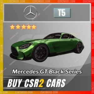Csr2 Mercedes Gt Black Series Gold Stars Car | Csr2 Mods