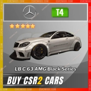 Csr2 Mercedes Lb C 63 Amg Black Series Gold Stars Car | Csr2 Mods