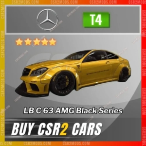 Csr2 Mercedes Lb C 63 Amg Black Series Gold Stars Car | Csr2 Mods