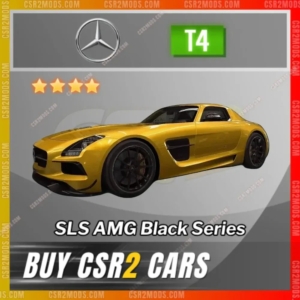 Csr2 Mercedes Sls Amg Black Series Gold Stars Car | Csr2 Mods