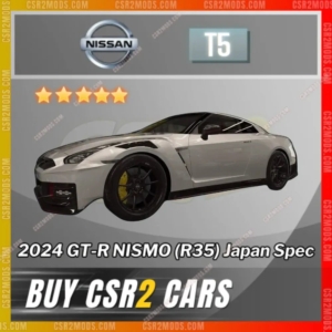 Csr2 Nissan 2024 Gt R Nismo R35 Japan Spec Gold Stars Car | Csr2 Mods