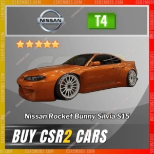 Csr2 Nissan Rocket Bunny Silvia S15 Gold Stars Car | Csr2 Mods