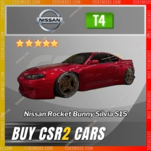 Csr2 Nissan Rocket Bunny Silvia S15 Gold Stars Car | Csr2 Mods