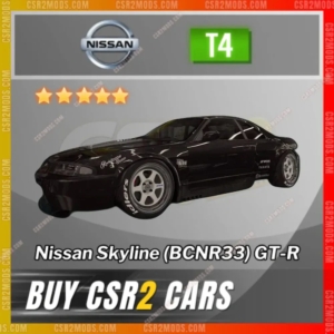CSR2 Nissan Skyline BCNR33 Gt R Gold Stars Car | CSR2 MODS