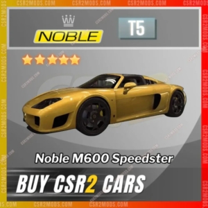 Csr2 Noble M600 Speedster Gold Stars Car | Csr2 Mods
