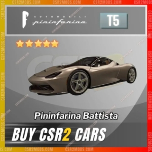 Csr2 Pininfarina Battista Gold Stars Car | Csr2 Mods