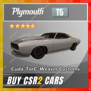 CSR2 Plymouth Cuda Torc Weaver Gold Stars Car | CSR2 MODS