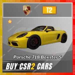 Csr2 Porsche 718 Boxster S Gold Stars Car | Csr2 Mods
