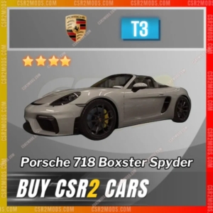 Csr2 Porsche 718 Boxster Spyder Gold Stars Car | Csr2 Mods