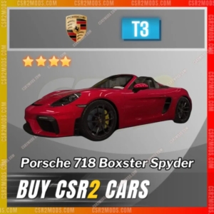 Csr2 Porsche 718 Boxster Spyder Gold Stars Car | Csr2 Mods