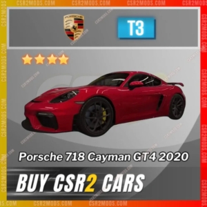 Csr2 Porsche 718 Cayman Gt4 2020 Gold Stars Car | Csr2 Mods