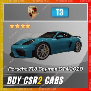 Csr2 Porsche 718 Cayman Gt4 2020 Gold Stars Car | Csr2 Mods