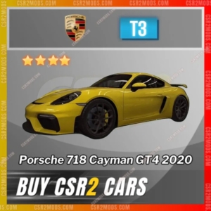 Csr2 Porsche 718 Cayman Gt4 2020 Gold Stars Car | Csr2 Mods