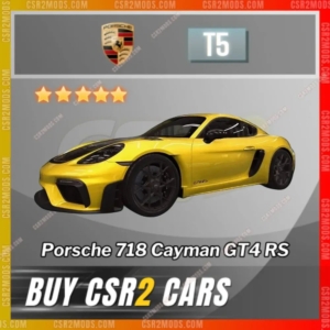 Csr2 Porsche 718 Cayman Gt4 Rs Gold Stars Car | Csr2 Mods
