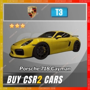 Csr2 Porsche 718 Cayman Gold Stars Car | Csr2 Mods