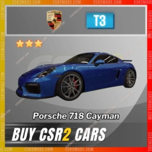 Csr2 Porsche 718 Cayman Gold Stars Car | Csr2 Mods
