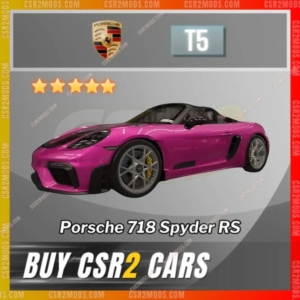 Csr2 Porsche 718 Spyder Rs Gold Stars Car | Csr2 Mods