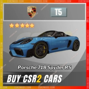 Csr2 Porsche 718 Spyder Rs Gold Stars Car | Csr2 Mods