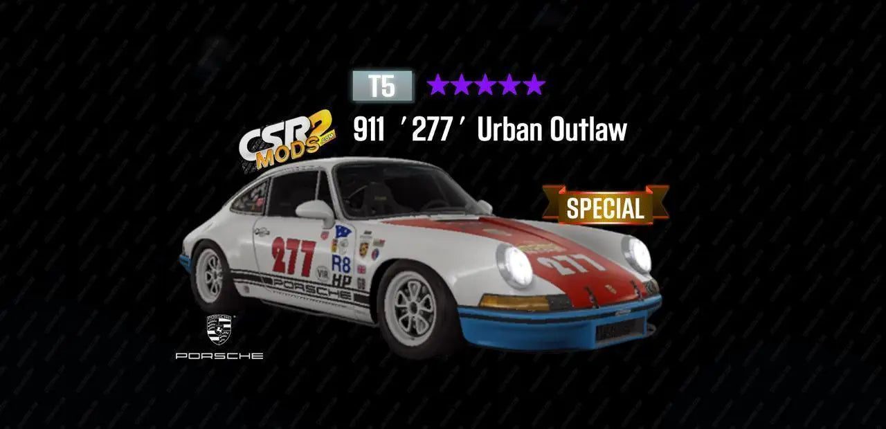 ?? CSR2  Porsche 911 277 Urban Outlaw car mod preview