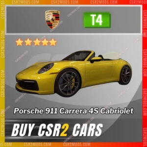 Csr2 Porsche 911 Gold Stars Carrera 4S Cabriolet Gold Stars Car | Csr2 Mods