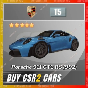Csr2 Porsche 911 Gt3 Rs 992 Gold Stars Car | Csr2 Mods