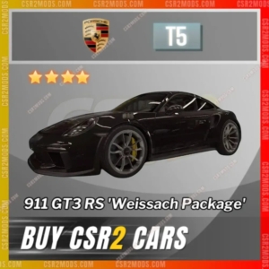 CSR2 Porsche 911 Gt3 Rs Weissach Pkg Gold Stars Car | CSR2 MODS