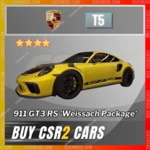 Csr2 Porsche 911 Gt3 Rs Weissach Pkg Gold Stars Car | Csr2 Mods