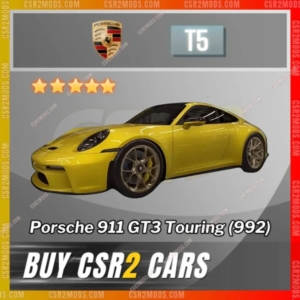Csr2 Porsche 911 Gt3 Touring 992 Gold Stars Car | Csr2 Mods