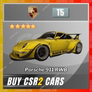 Csr2 Porsche 911 Rwb Gold Stars Car | Csr2 Mods