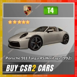 Csr2 Porsche 911 Targa 4S Heritage 992 Gold Stars Car | Csr2 Mods