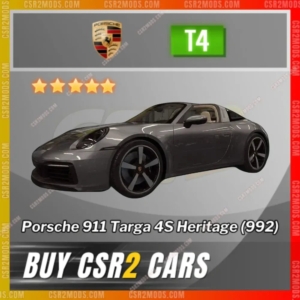 Csr2 Porsche 911 Targa 4S Heritage 992 Gold Stars Car | Csr2 Mods