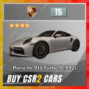 Csr2 Porsche 911 Turbo S 992 Gold Stars Car | Csr2 Mods