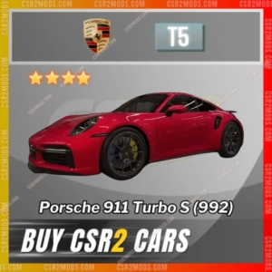 Csr2 Porsche 911 Turbo S 992 Gold Stars Car | Csr2 Mods