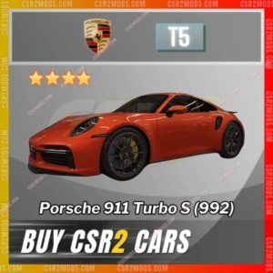Csr2 Porsche 911 Turbo S 992 Gold Stars Car | Csr2 Mods