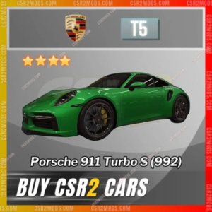 Csr2 Porsche 911 Turbo S 992 Gold Stars Car | Csr2 Mods