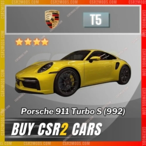 Csr2 Porsche 911 Turbo S 992 Gold Stars Car | Csr2 Mods