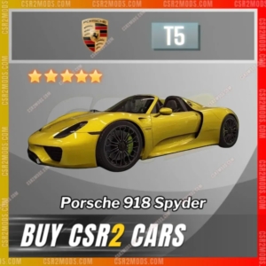 Csr2 Porsche 918 Spyder Gold Stars Car | Csr2 Mods