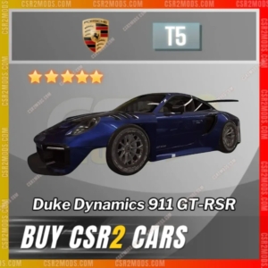 CSR2 Porsche Duke Dynamics 911 Gt RSR Gold Stars Car | CSR2 MODS